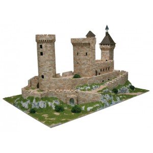 KITS A MONTER Chateau de Foix (France) - Ech 1/175 - 7500 pcs - 42 x 67 x 36,5 cm - Dif 8/10-AEDES1010