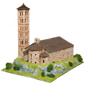 KITS A MONTER Eglise de Saint Climent de Taull (Espagne) - Ech 1/80 - 3500 pcs - 31,5 x 40 x 33,5 cm - Dif 7,5/10-AEDES1104