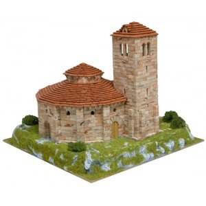 KITS A MONTER Eglise La Vera Cruz (Segovia - Espagne) - Ech 1/150 - 2700 pcs - 25 x 25 x 21,5 cm - Dif 6,5/10-AEDES1105