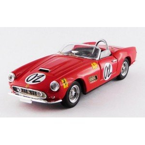 1/43 VOITURE MINIATURE FERRARI 250 California #2- 2h relay Marlboro-1961-ARTMODEL355