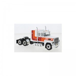 1/43 FORD LTL 9000 TRACTEUR CAMION MINIATURE DE COLLECTION FORD LTL 9000 1978 ORANGE/BLANC- IXO MODELSIXOTR094