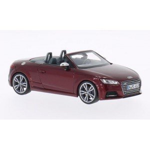 1/43 voiture miniature Audi TT S rouge foncé métallisé 2014 NEO46410