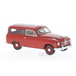 1/43 VOITURE MINIATURE DE COLLECTION Borgward Hansa 1500 break rouge-1951-NEO47110 