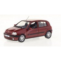 1/43 RENAULT CLIO II PHASE 1 ROUGE MÉTALLISÉ-ODEON056-SÉRIE LIMITÉE 