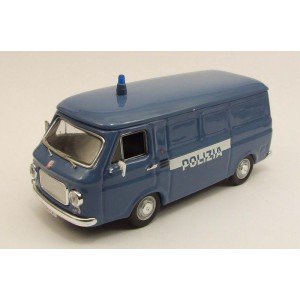 1/43 VEHICULE MINIATURE DE COLLECTION Forces de l'ordre POLICE Fiat 238 Fourgon Police 1974 Polizia-RIO4297