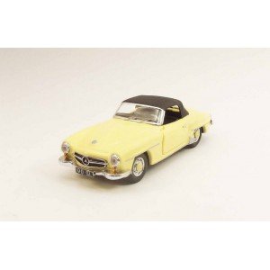 1/43 MERCEDES-BENZ VOITURE MINIATURE DE COLLECTION Mercedes 190 SL jaune-1955-RIO4370