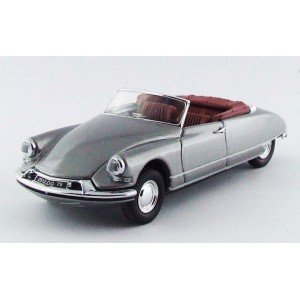 1/43 VOITURE MINIATURE DE COLLECTION Citroen DS cabriolet gris métallisé-1961-RIO4481