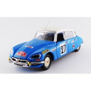 1/43 VOITURE  DE RALLYE CITROEN DS 21 - 14ème Monté Carlo #27-1970-PILOTÉE PAR-Pouderoux/ Vincent-RIO4514