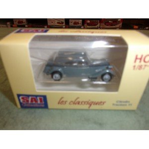 1/87 HO CITROËN TRACTION 11B 1952 GRIS BRUYÈRE SAICOLLECTION LES CLASSIQUES6103